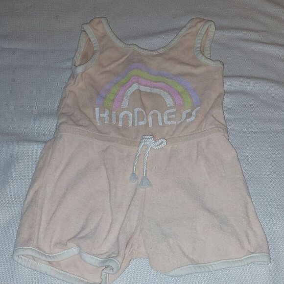 GRAYSON MINI 3T ROMPER ORANGE KINDNESS - Picture 1 of 6